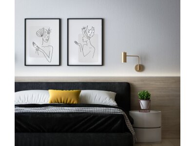 Cornice in alluminio