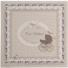 Wenskaart baby 13,5x13,5 cm duits