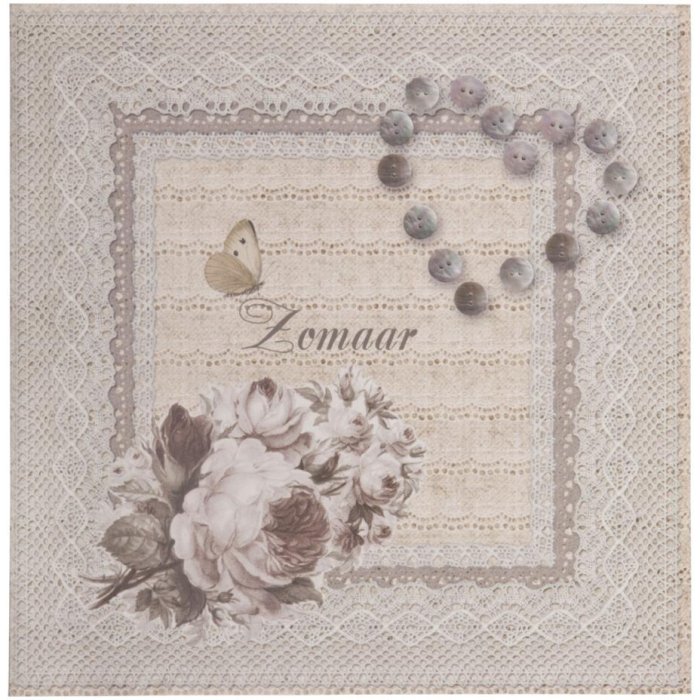 Kaart Zomaar nostalgisch 13,5x13,5 cm