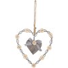 Hanger Hart met Knopen 13x13 cm