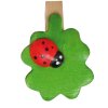 Note clips lieveheersbeestje op blad 3,5 cm 8 stuks