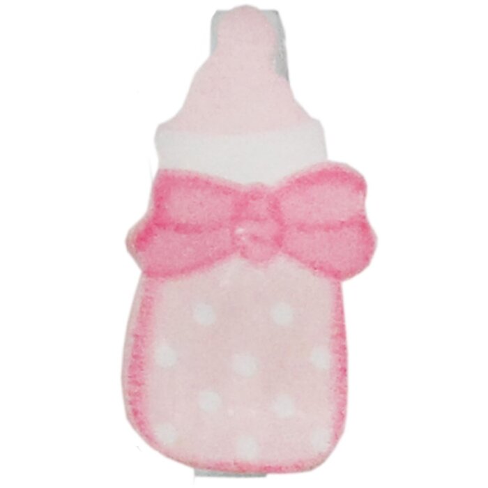 Babyfles Note Clips 4,5 cm Roze