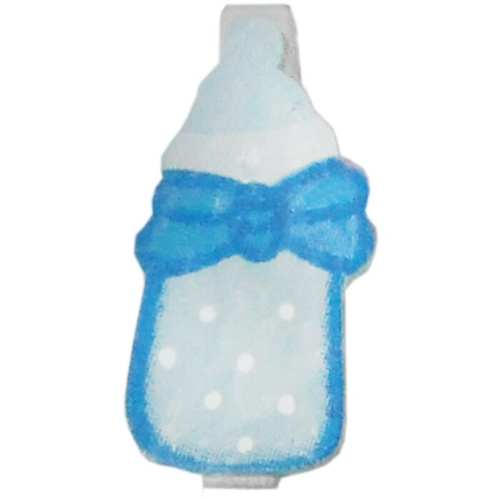 Babyfles Note Clips 4,5 cm blauw