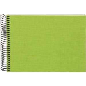 Spiraal Album Bella Vista groen 25x17 cm witte paginas