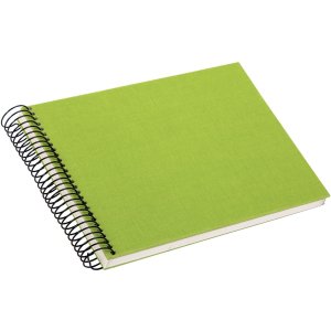 Spiraal Album Bella Vista groen 25x17 cm witte paginas
