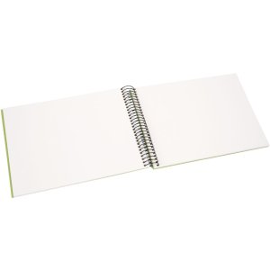 Spiraal Album Bella Vista groen 25x17 cm witte paginas