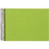 Spiraal Album Bella Vista groen 25x17 cm witte paginas