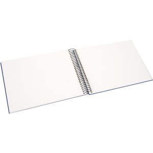Spiraal Album Bella Vista blauw 25x17 cm witte paginas
