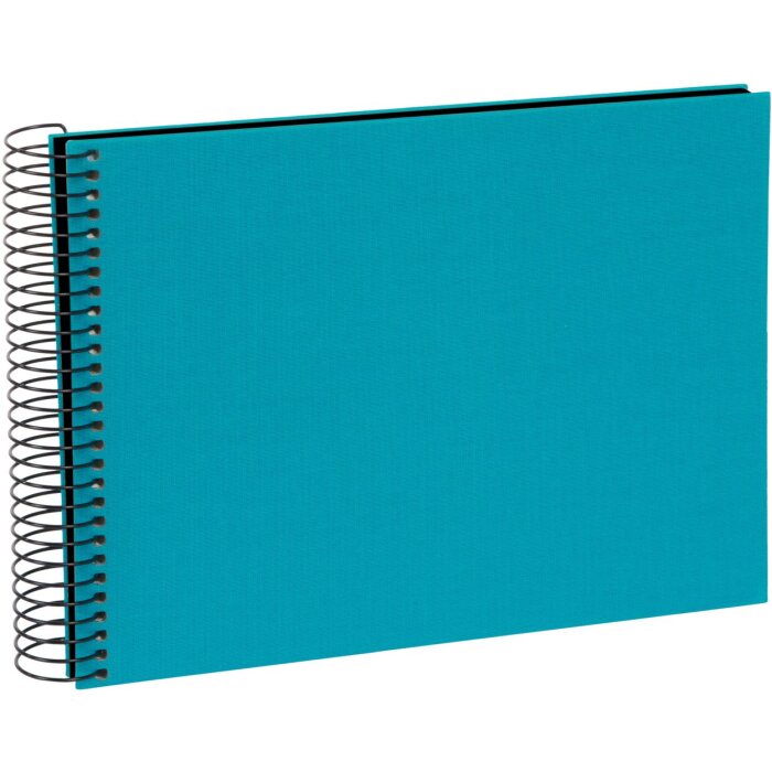 Goldbuch Spiraal Album Bella Vista turkoois 25x17 cm 40 zwarte paginas