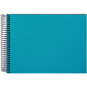 Goldbuch Spiraal Album Bella Vista turkoois 25x17 cm 40 zwarte paginas