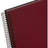 Spiraal Album Bella Vista bordeaux 25x17 cm zwarte paginas