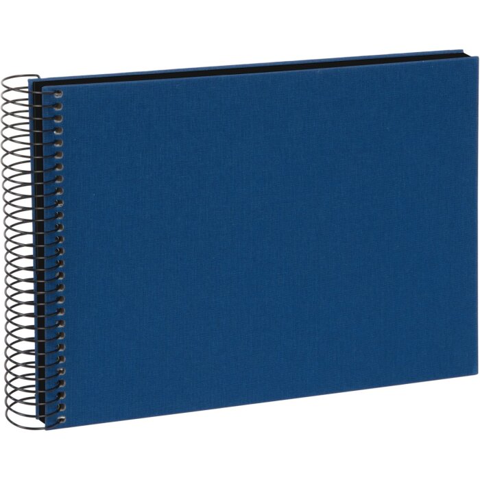 Goldbuch Spiraal Album Bella Vista blauw 25x17 cm 40 zwarte paginas