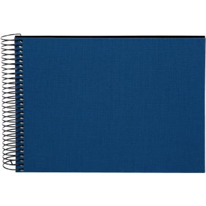 Goldbuch Spiraal Album Bella Vista blauw 25x17 cm 40 zwarte paginas
