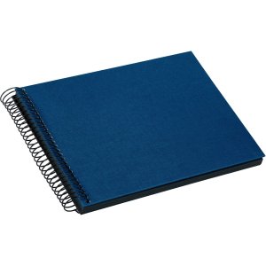 Goldbuch Spiraal Album Bella Vista blauw 25x17 cm 40 zwarte paginas
