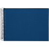 Goldbuch Spiraal Album Bella Vista blauw 25x17 cm 40 zwarte paginas
