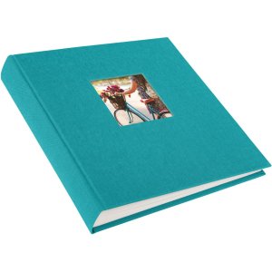Goldbuch Fotoalbum Bella Vista turkoois 25x25 cm 60 witte paginas