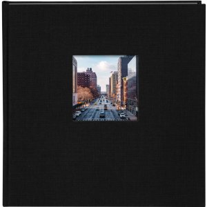 Fotoalbum Bella Vista zwart 25x25 cm