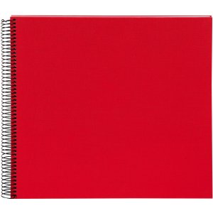 Spiraal Album Bella Vista rood 35x30 cm witte paginas