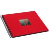 Spiraal Album Bella Vista rood 35x30 cm zwarte paginas