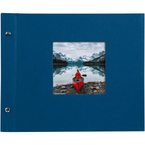 Goldbuch Schroefalbum Bella Vista blauw 30x25 cm 40 witte paginas