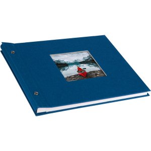 Goldbuch Schroefalbum Bella Vista blauw 30x25 cm 40 witte paginas