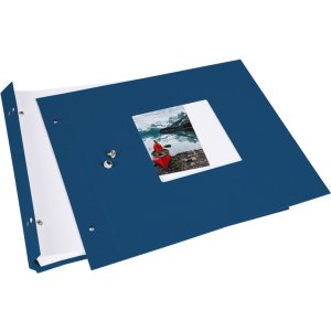 Goldbuch Schroefalbum Bella Vista blauw 30x25 cm 40 witte paginas