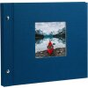Goldbuch Schroefalbum Bella Vista blauw 30x25 cm 40 witte paginas