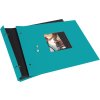 Schroefalbum Bella Vista turkoois 30x25 cm zwart fotokarton