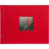 Schroefalbum Bella Vista rood 39x31 cm witte paginas