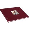 Schroefalbum Bella Vista bordeaux 39x31 cm witte paginas