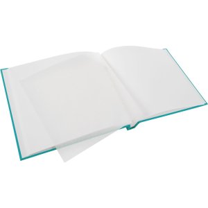 Schroefalbum Bella Vista turkoois 39x31 cm witte paginas