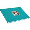 Schroefalbum Bella Vista turkoois 39x31 cm witte paginas