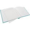 Schroefalbum Bella Vista turkoois 39x31 cm witte paginas