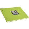 Schroefalbum Bella Vista groen 39x31 cm witte paginas