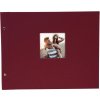 Schroef album Bella Vista bordeaux 39x31 cm zwart-wit paginas