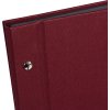 Schroef album Bella Vista bordeaux 39x31 cm zwart-wit paginas