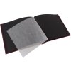 Schroef album Bella Vista bordeaux 39x31 cm zwart-wit paginas