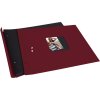 Schroef album Bella Vista bordeaux 39x31 cm zwart-wit paginas