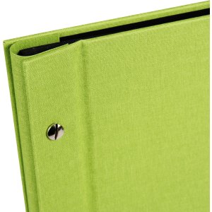 Schroefalbum Bella Vista groen 39x31 cm blanco paginas