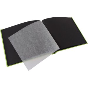 Schroefalbum Bella Vista groen 39x31 cm blanco paginas