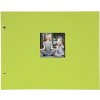 Schroefalbum Bella Vista groen 39x31 cm blanco paginas