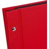 Schroefalbum Bella Vista rood 39x31 cm blanco paginas