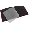 Schroefalbum Bella Vista rood 39x31 cm blanco paginas