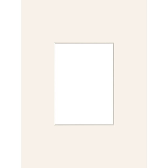 Kant-en-klaar passepartout 21x29,7 cm voor 13x18 cm whitethorn