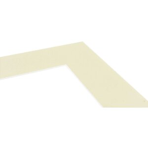 Kant-en-klaar passepartout 50x60 cm voor 30x40 cm witdoorn