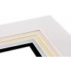 Kant-en-klaar passepartout 50x60 cm voor 30x40 cm witdoorn