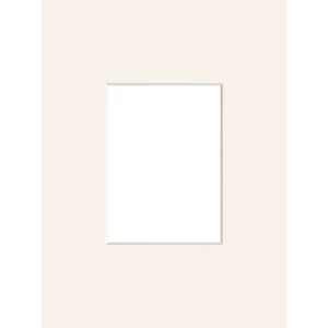 Kant-en-klaar passepartout 13x18 cm voor 9x13 cm witdoorn