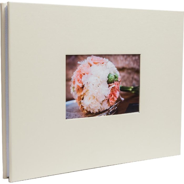 Schroefalbum Laddi 38x30 cm karnemelk witte paginas