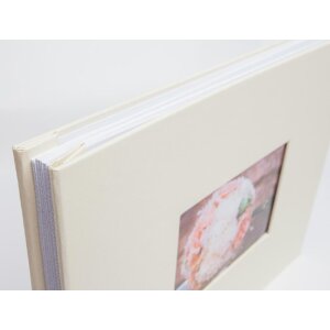 Schroefalbum Laddi 38x30 cm karnemelk witte paginas