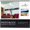 Fotoblok zwart voor 1 foto 20x20 cm